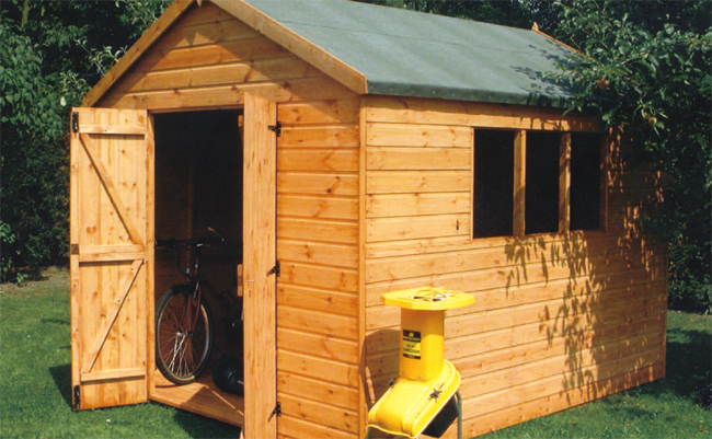 traditional wooden workshop, wooden garages also available