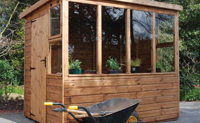 The Potter wooden shed The Potter wooden shed